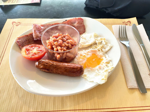 Hearty breakfast at The Square Café